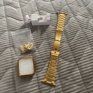 Apple Watch gold stainless steel band